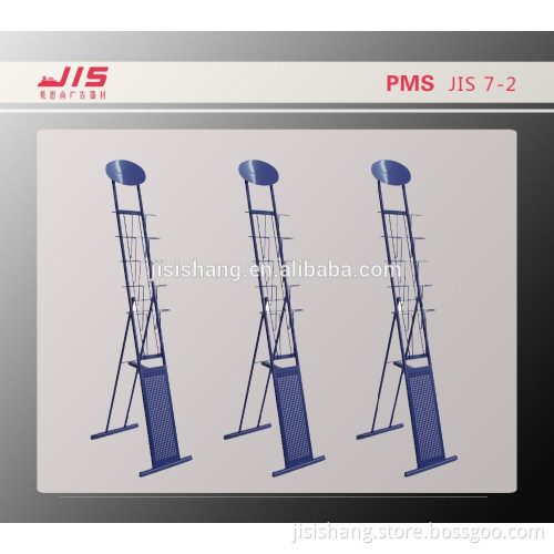 JIS7-2,Advertising exhibition display trade show promotion usage,A4 size outdoor and indoor collapsible Iron brochure stand